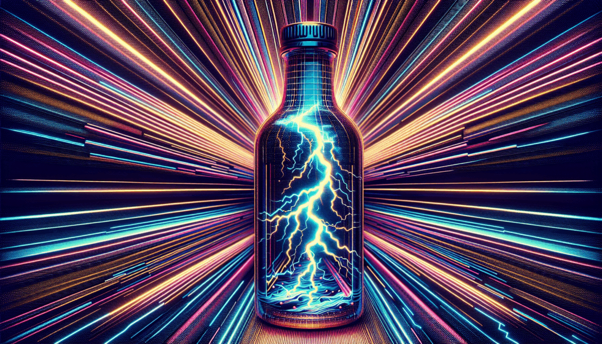 Lightning Caught in a bottle