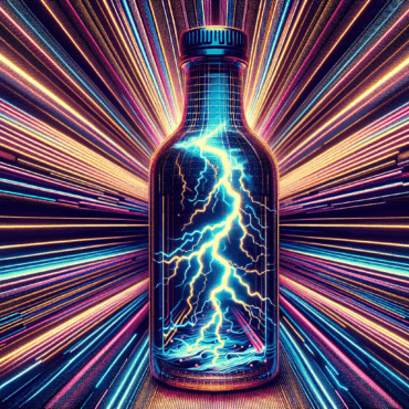 Lightning Caught in a bottle
