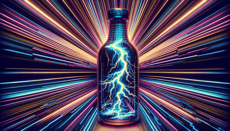 Lightning Caught in a bottle